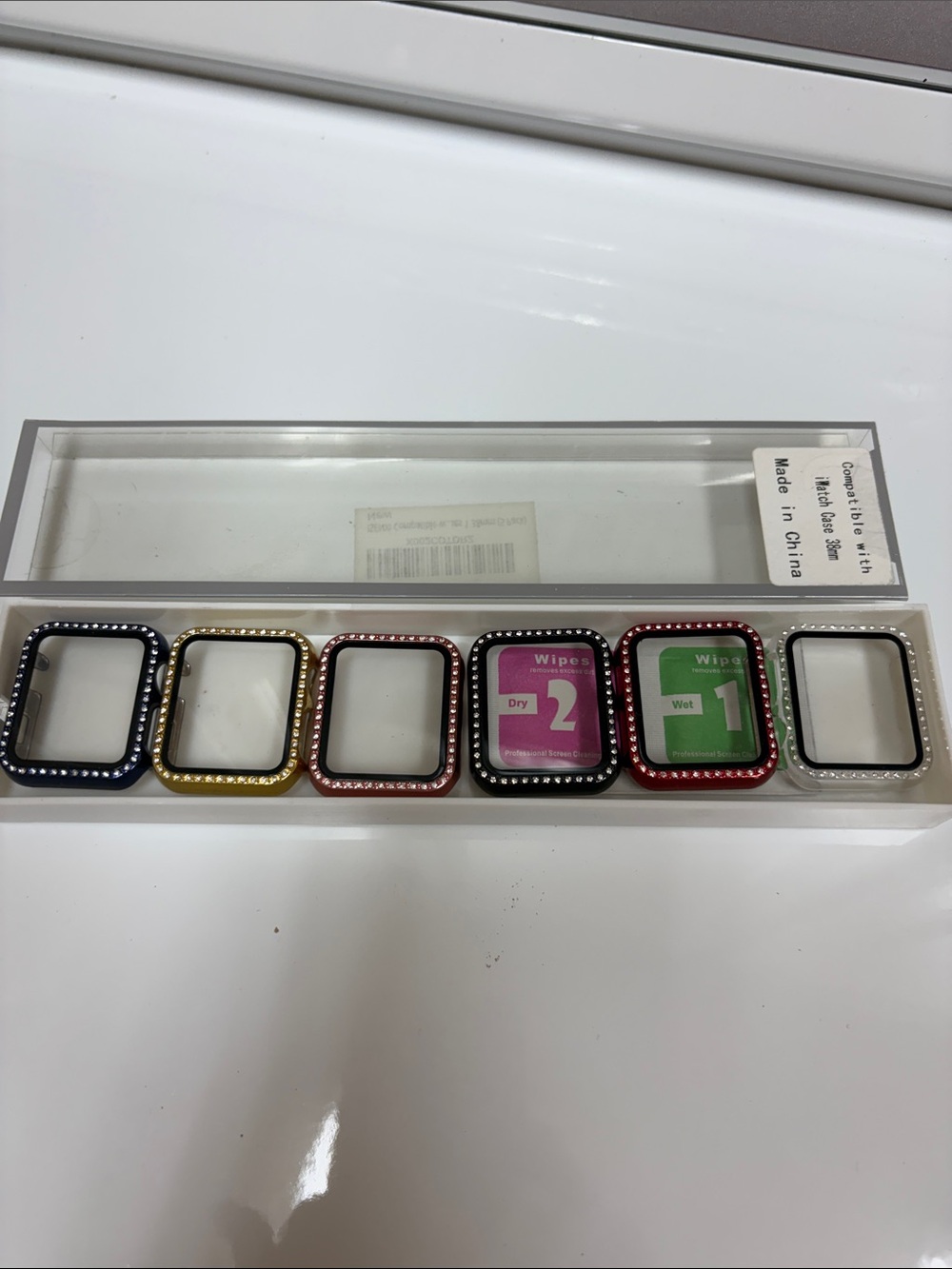 Watch numbers w covered face